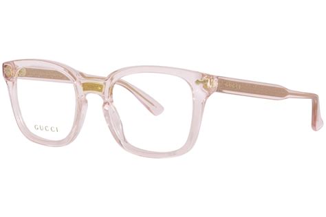 gucci eyeglasses pink|clear frame gucci glasses.